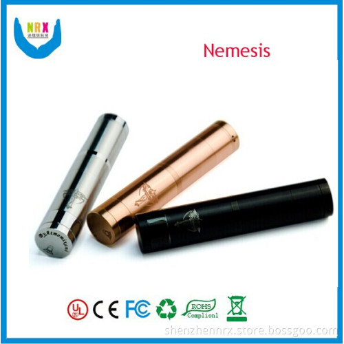 18350/18650 Mechanical Stainless and Brass Mod Nemesis